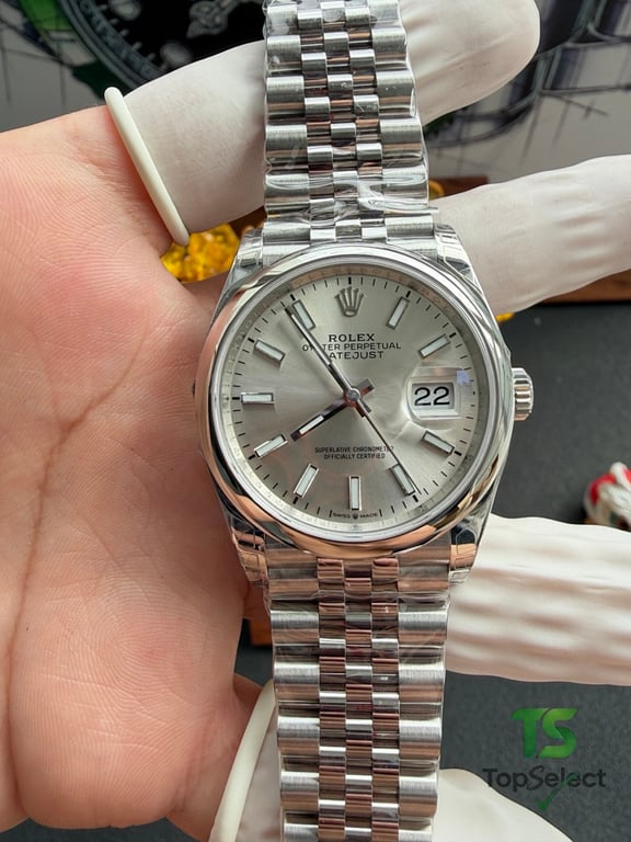Rolex Datejust 36 Silver Dial Jubilee Bracelet - 17
