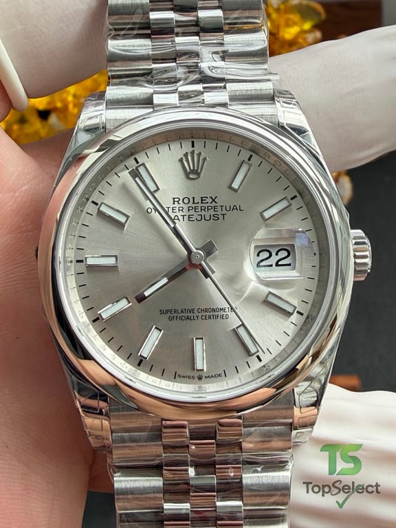 Rolex Datejust 36 Silver Dial Jubilee Bracelet - 18