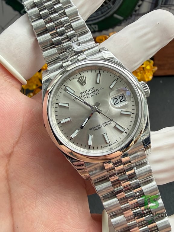 Rolex Datejust 36 Silver Dial Jubilee Bracelet - 4