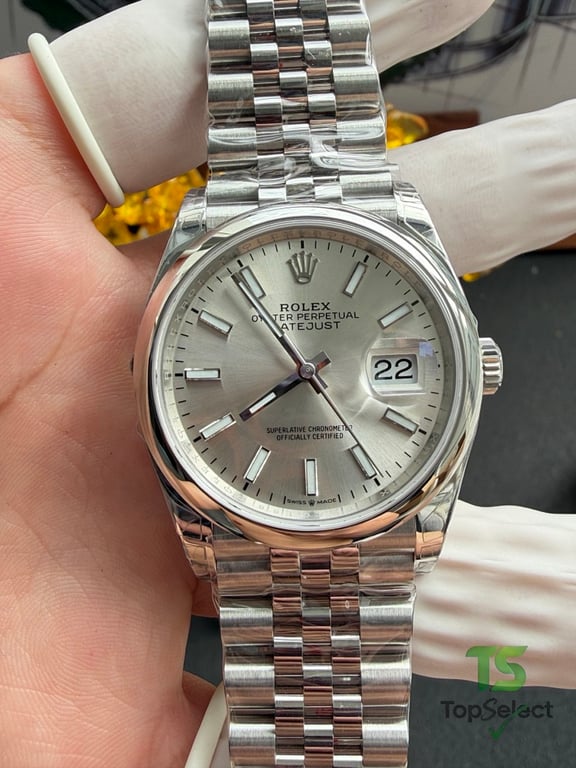 Rolex Datejust 36 Silver Dial Jubilee Bracelet - 9