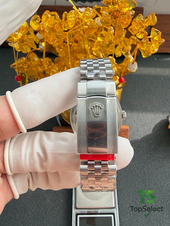 Rolex Datejust 36mm Black Dial Diamond Bezel - 9