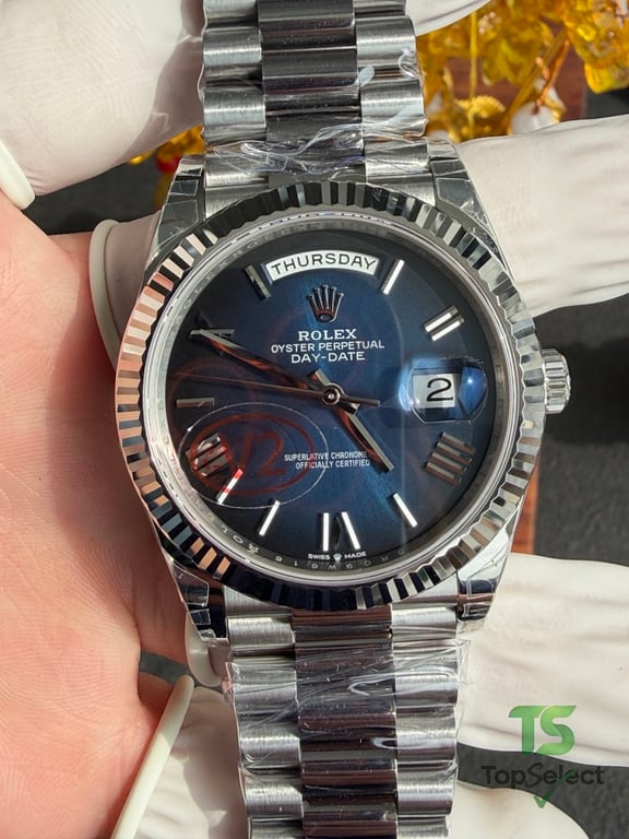 Rolex Day-Date Blue Gradient Dial - 4