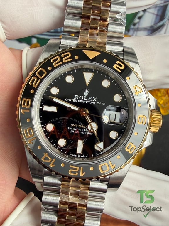 Rolex GMT-Master II Two-Tone Black Dial - 17