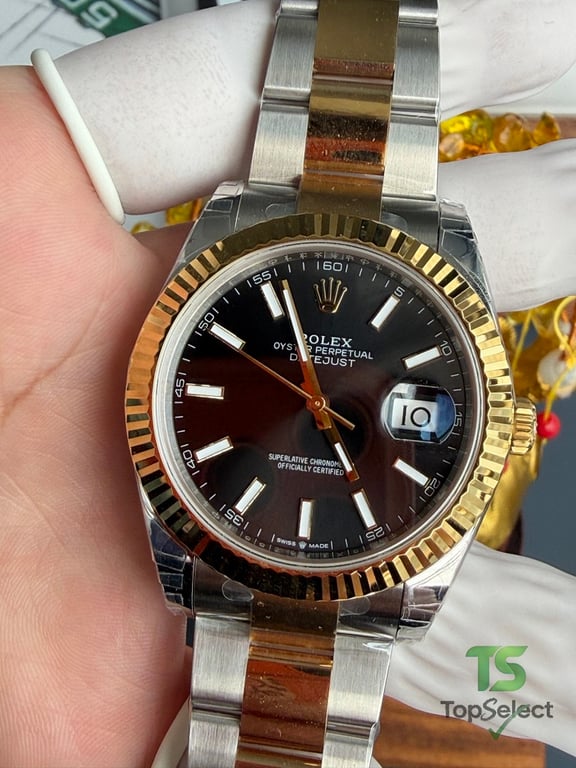 Rolex Datejust Two-Tone Black Dial - 17
