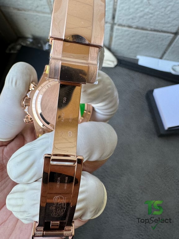 Rolex Daytona Rose Gold Diamond Giraffe Dial - 27