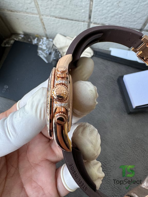 Rolex Daytona Rose Gold Diamond Giraffe Dial - 29