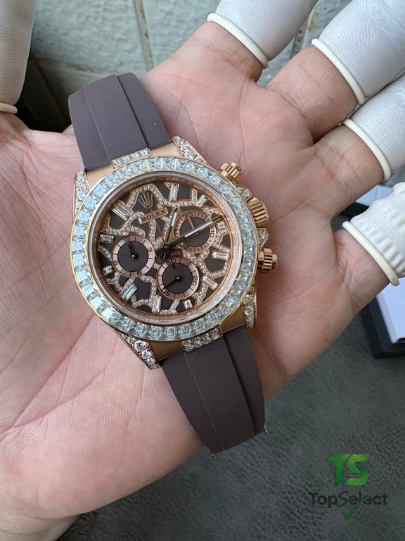 Rolex Daytona Rose Gold Diamond Giraffe Dial - 30