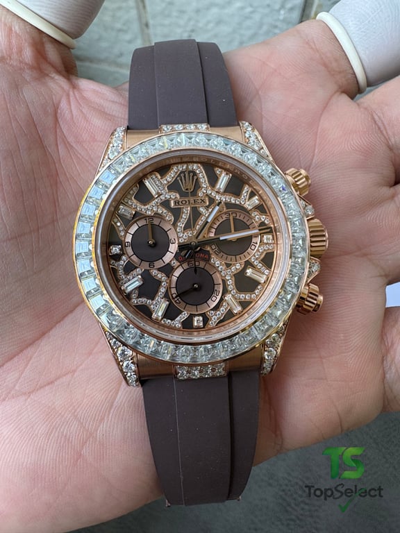 Rolex Daytona Rose Gold Diamond Giraffe Dial - 31