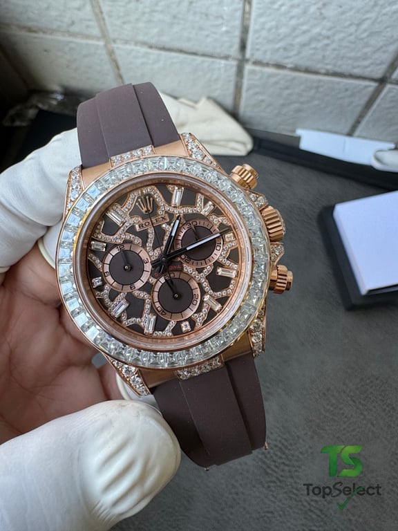 Rolex Daytona Rose Gold Diamond Giraffe Dial - 5