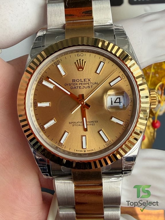 Rolex Datejust Champagne Dial Two-Tone - 14