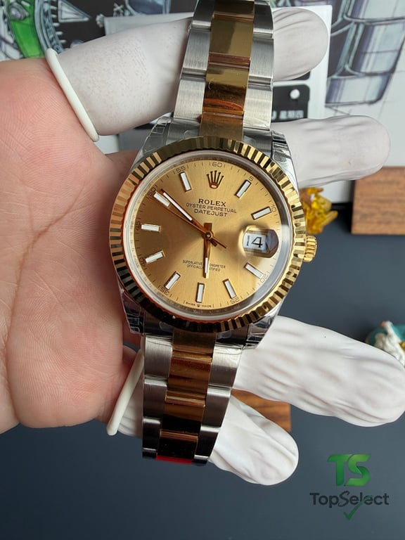 Rolex Datejust Champagne Dial Two-Tone - 19