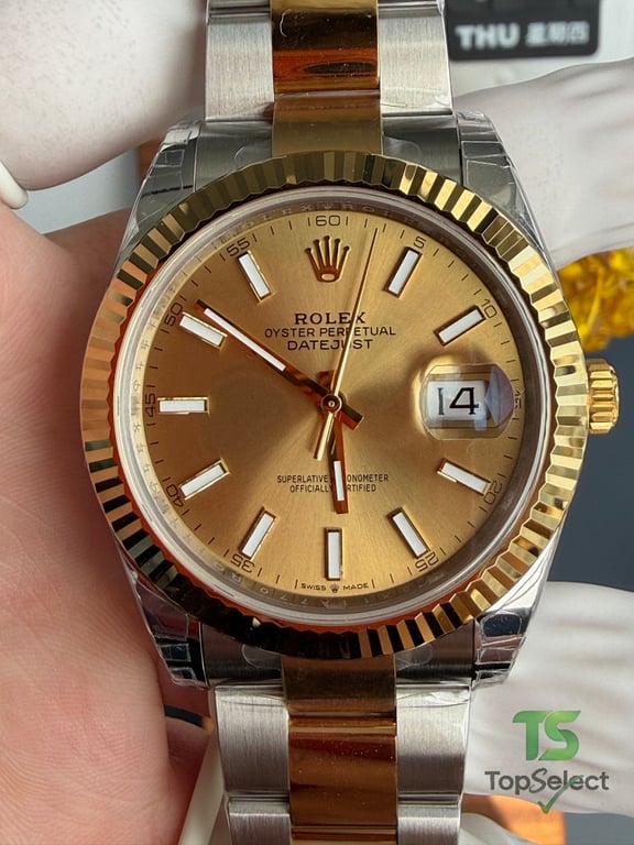 Rolex Datejust Champagne Dial Two-Tone - 3