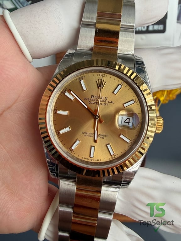 Rolex Datejust Champagne Dial Two-Tone - 5