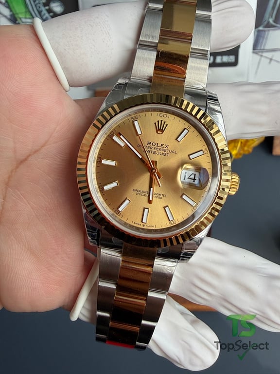 Rolex Datejust Champagne Dial Two-Tone - 7