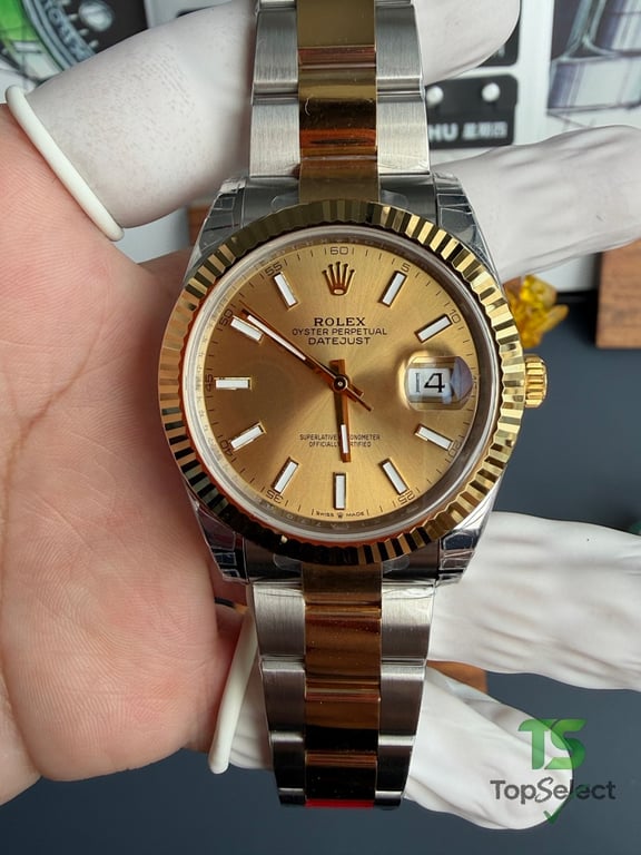 Rolex Datejust Champagne Dial Two-Tone - 10