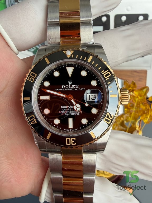 Rolex Submariner Two-Tone Black Dial - 7