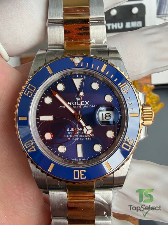 Rolex Submariner Date Blue Gold - 2