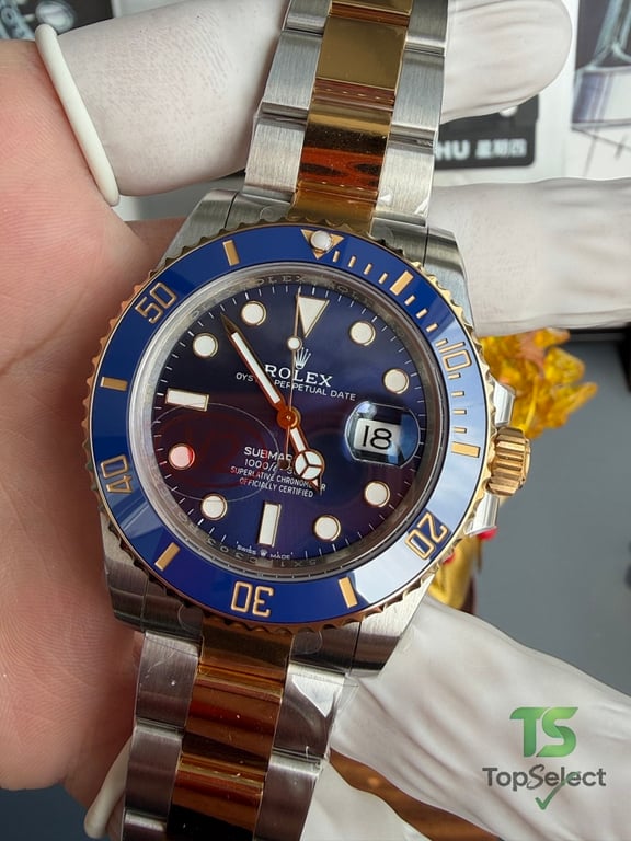 Rolex Submariner Date Blue Gold - 3