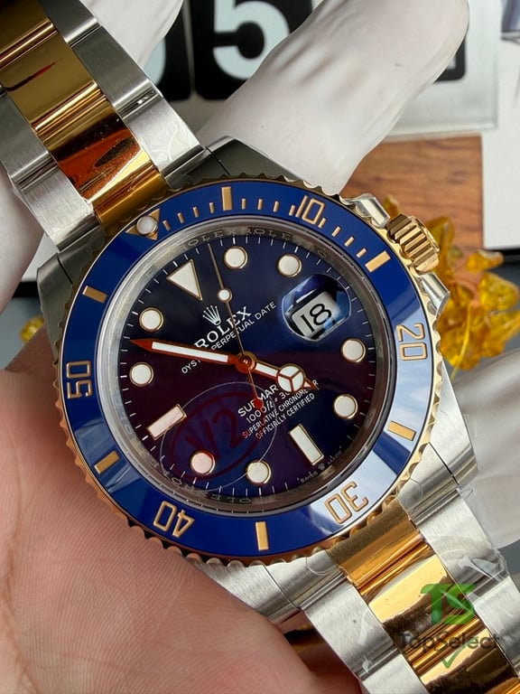 Rolex Submariner Date Blue Gold - 5