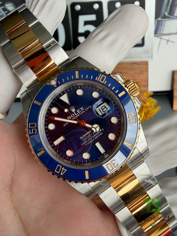 Rolex Submariner Date Blue Gold - 9