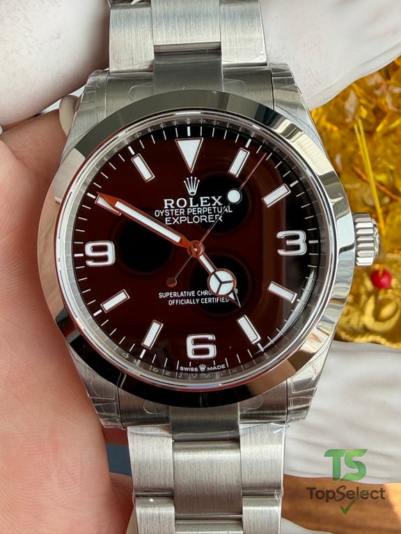 Rolex Explorer 40mm Black Dial Steel - 14