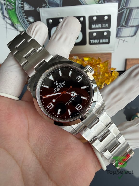 Rolex Explorer 40mm Black Dial Steel - 16