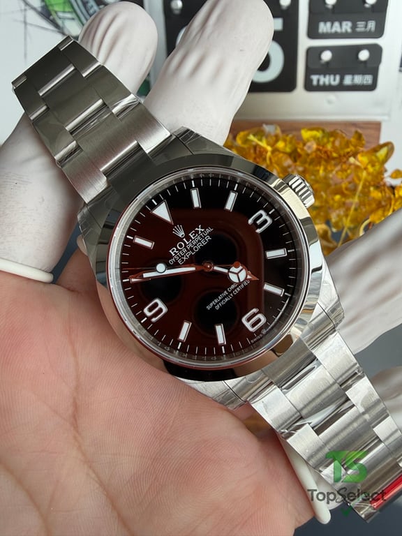 Rolex Explorer 40mm Black Dial Steel - 5