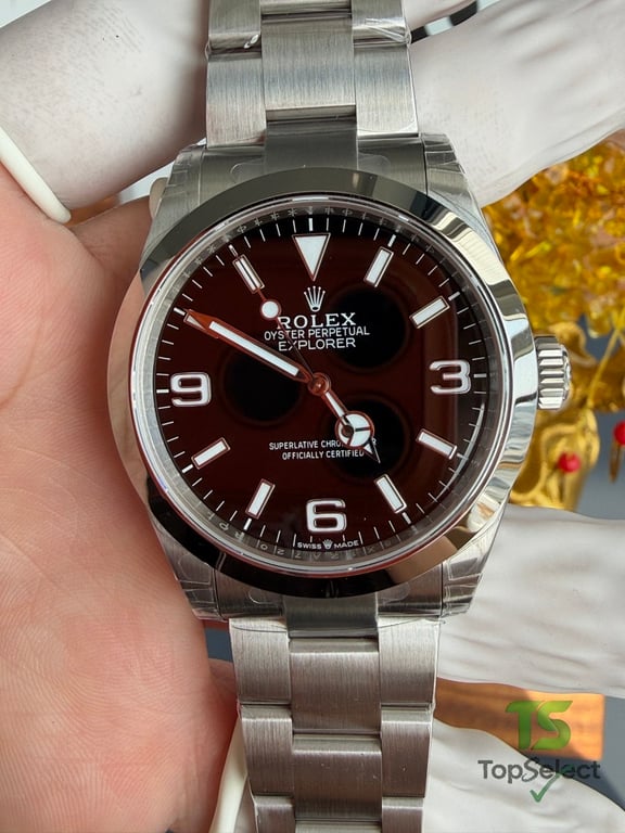 Rolex Explorer 40mm Black Dial Steel - 6