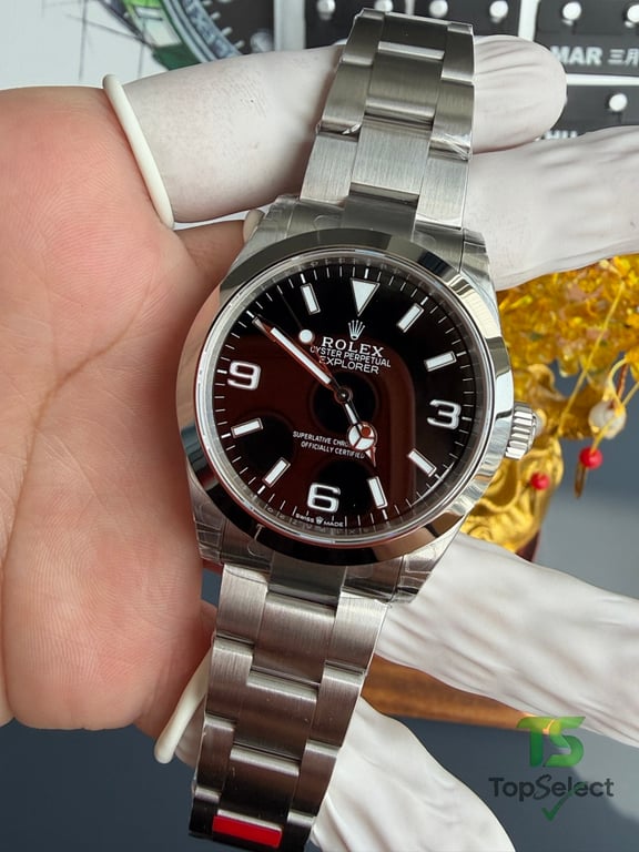 Rolex Explorer 40mm Black Dial Steel - 7