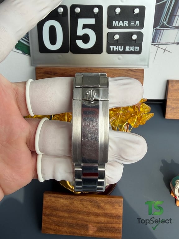 Rolex Submarine Date Blue Bezel Black Dial - 12