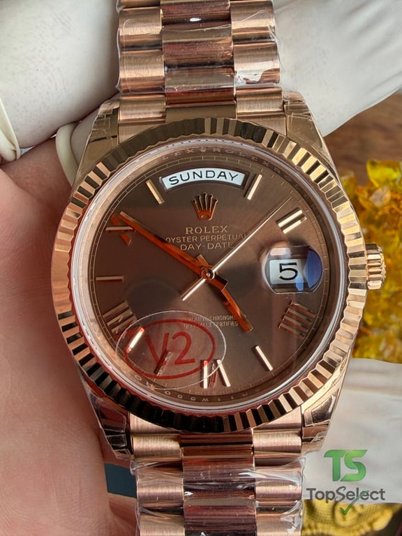 Rolex Day-Date Rose Gold Coffee Dial - 20