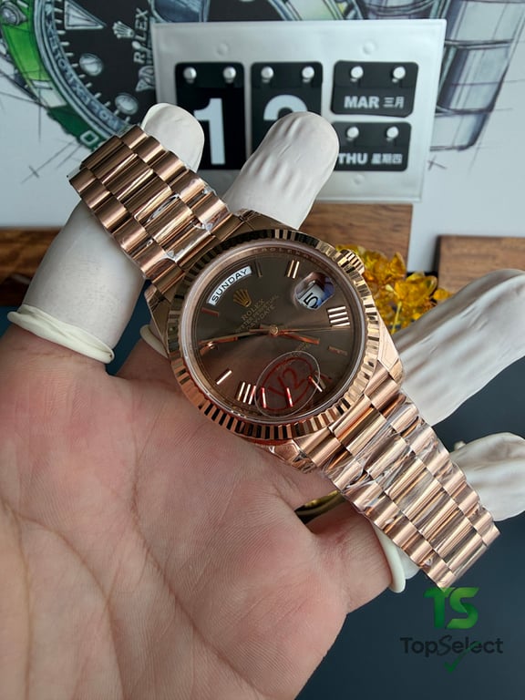 Rolex Day-Date Rose Gold Coffee Dial - 21