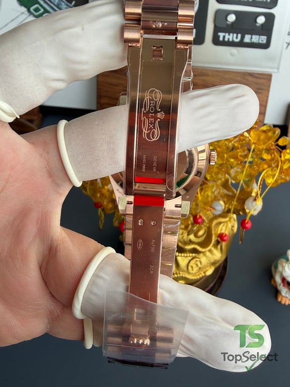 Rolex Day-Date Rose Gold Olive Green - 13