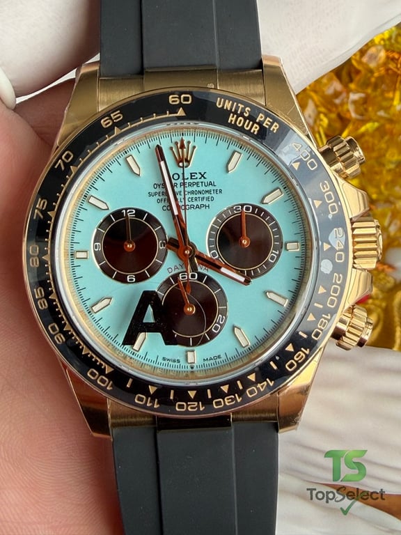 Rolex Daytona Tiffany Blue Gold - 16