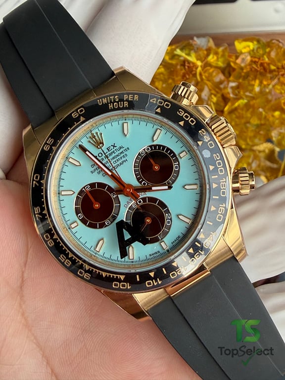 Rolex Daytona Tiffany Blue Gold - 3