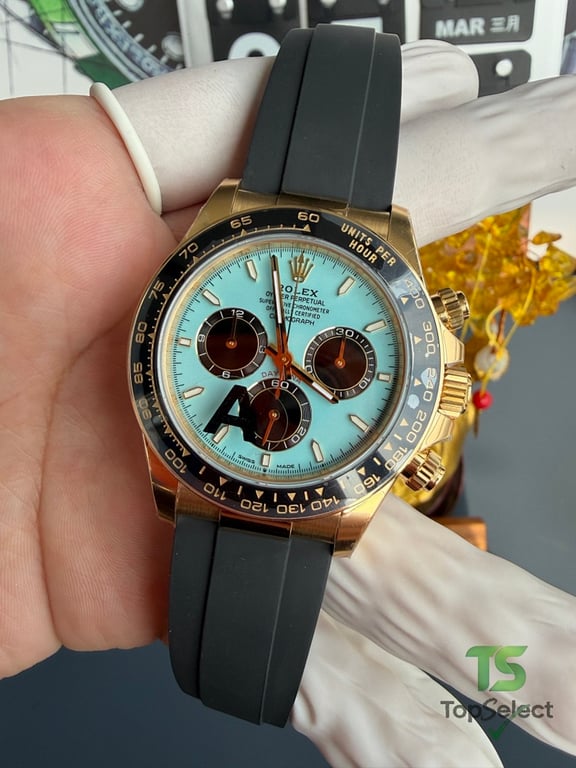Rolex Daytona Tiffany Blue Gold - 6