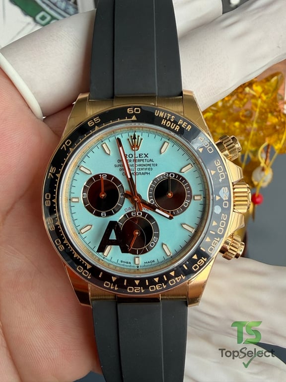 Rolex Daytona Tiffany Blue Gold - 7