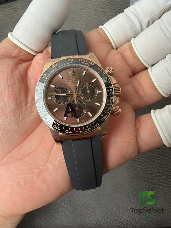 Rolex Cosmograph Daytona Rose Gold Chocolate Dial - 3