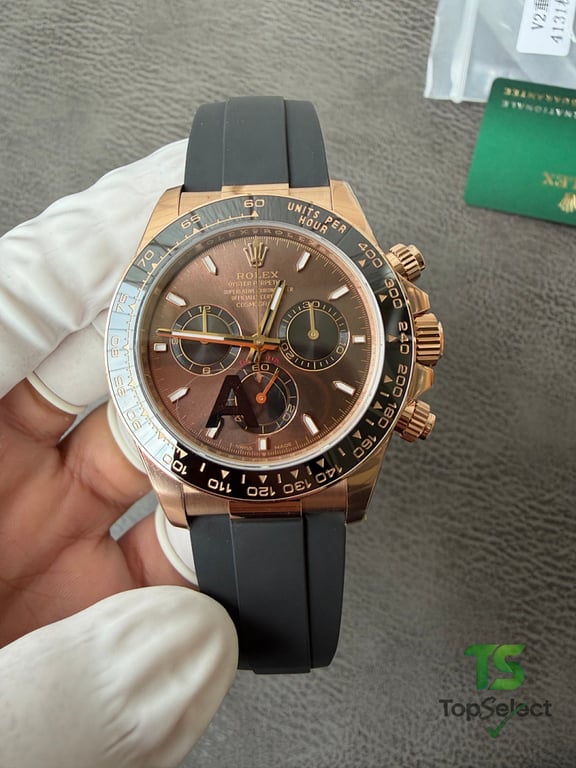 Rolex Cosmograph Daytona Rose Gold Chocolate Dial - 10