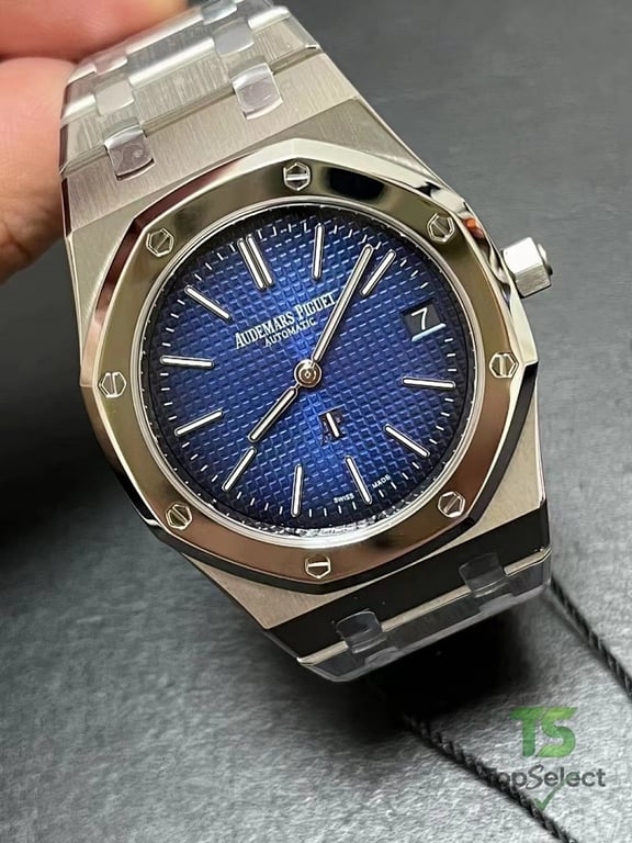 Audemars Piguet Royal Oak 15202 Titanium Blue Dial - 4