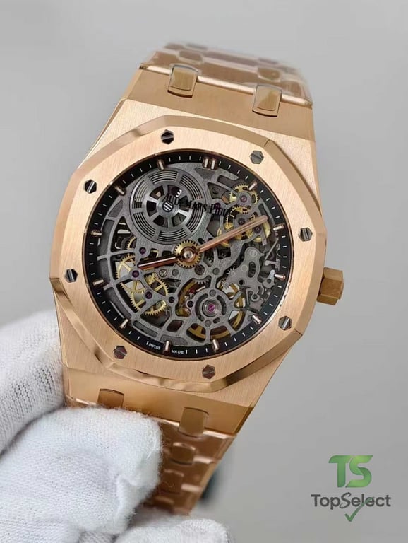 Audemars Piguet Royal Oak 16204 Skeleton Rose Gold - 4