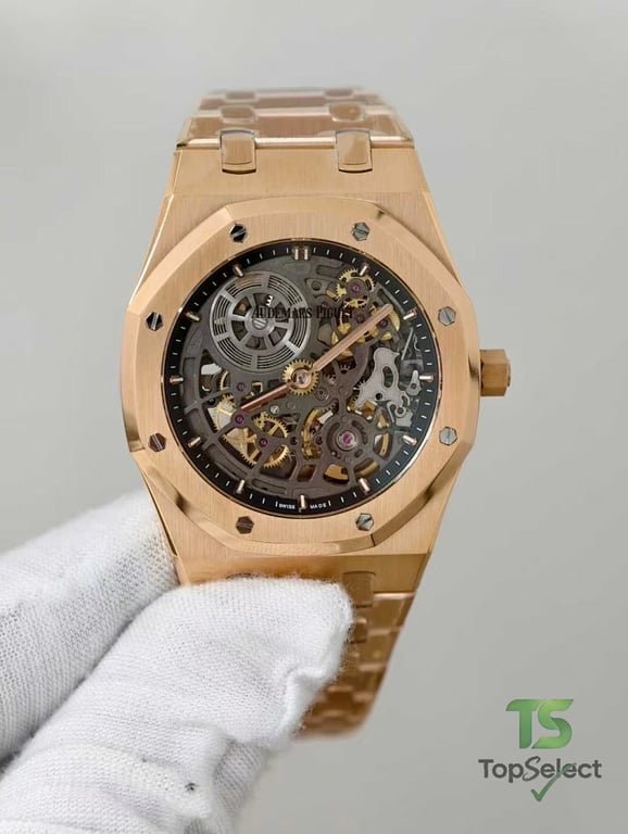 Audemars Piguet Royal Oak 16204 Skeleton Rose Gold - 6
