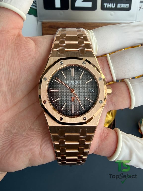 Audemars Piguet Royal Oak 16202 Rose Gold Grey Dial - 2