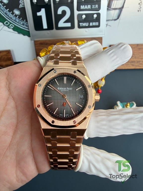 Audemars Piguet Royal Oak 16202 Rose Gold Grey Dial - 14