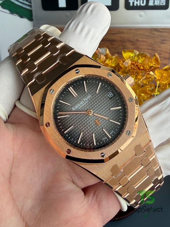 Audemars Piguet Royal Oak 16202 Rose Gold Grey Dial - 15
