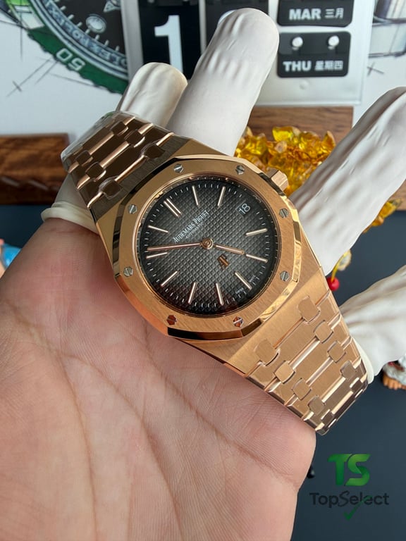 Audemars Piguet Royal Oak 16202 Rose Gold Grey Dial - 3