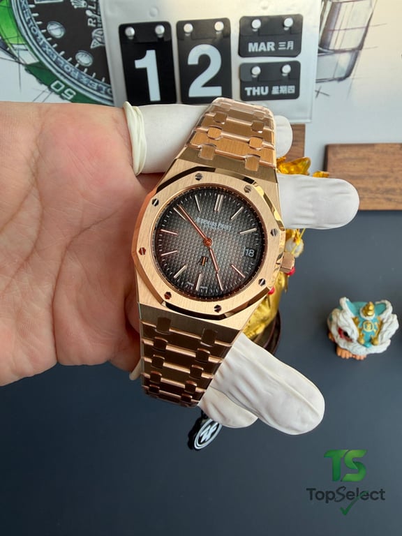 Audemars Piguet Royal Oak 16202 Rose Gold Grey Dial - 21