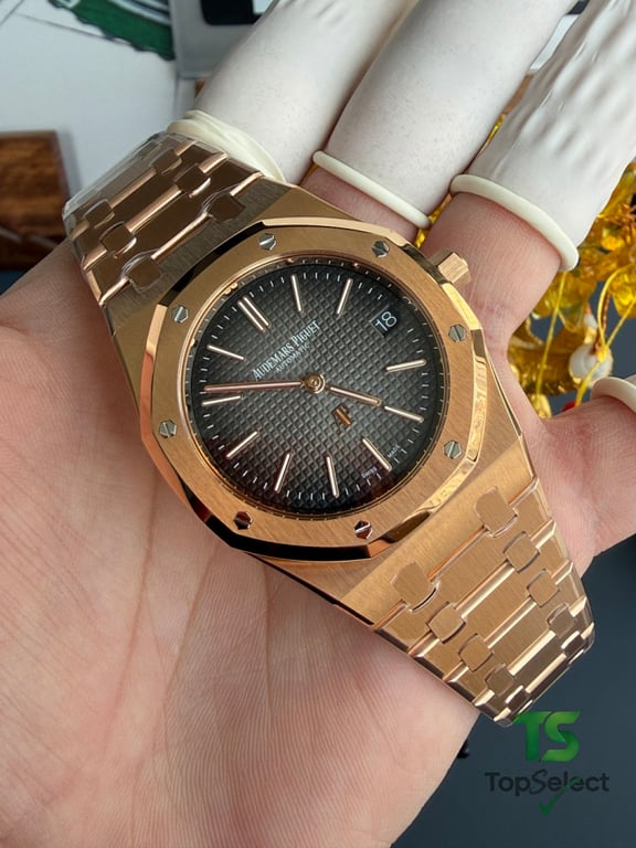 Audemars Piguet Royal Oak 16202 Rose Gold Grey Dial - 4