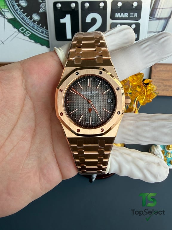 Audemars Piguet Royal Oak 16202 Rose Gold Grey Dial - 9