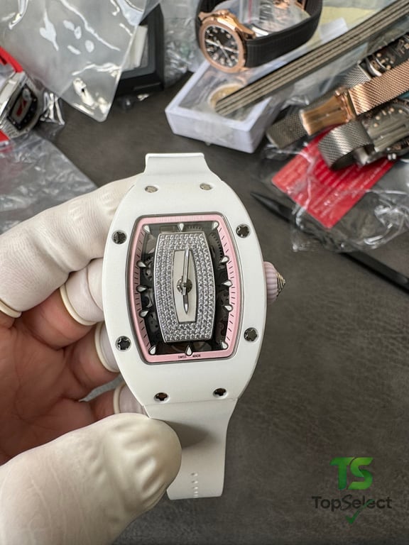 Richard Mille RM 07-01 White Ceramic Diamond - 11